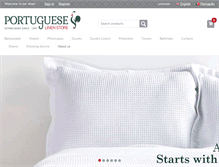Tablet Screenshot of bedspreadsportugal.com